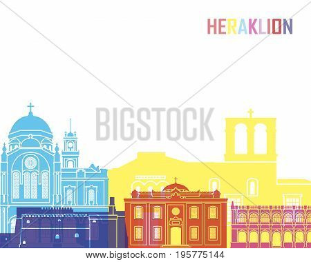 Heraklion Skyline Pop
