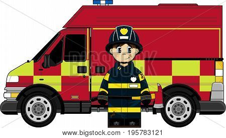 Fireman & Truck.eps