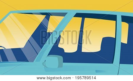 Vector Car background template for banner advertise, template, project