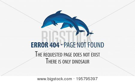 404 Error. Page Not Found. Ui Ux Template For Website. Vector Illustration.