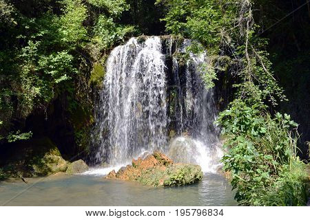 Water jumps in rivers, cataracts cracked The Montseny