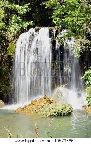 Water jumps in rivers, cataracts cracked The Montseny