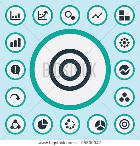 Vector Illustration Set Of Simple Diagram Icons