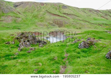 Hveragerdi Valley Of Hot Waters In Iceland