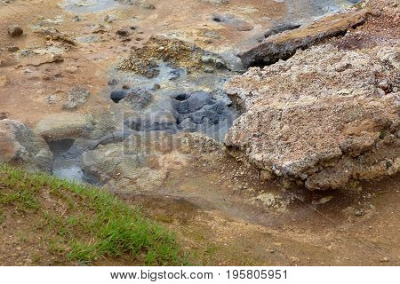 Hveragerdi Valley Of Hot Waters In Iceland