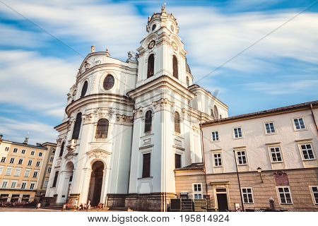 Kollegienkirche In Old Town Salzburg Austria