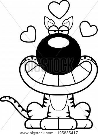 Cartoon Tasmanian Tiger Love