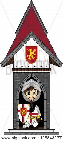 Knight At Castle Gate.eps