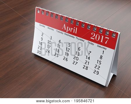 3D Rendering Calendar