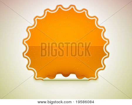 Arancio maculato Hamous adesivo o etichetta
