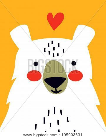 Romantic Bear Card