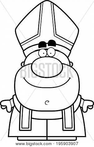 Happy Cartoon Pope