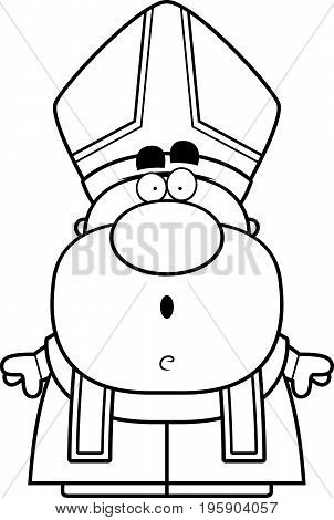 Surprised Cartoon Pope