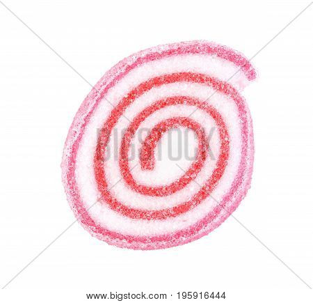 Jelly sweet candy dessert colorful on sugar.