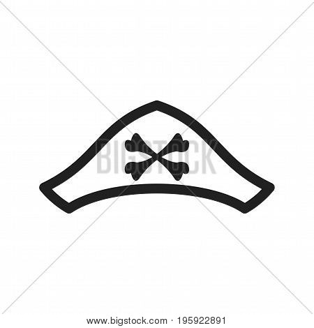 Hat, pirate, character icon vector image. Can also be used for Pirate. Suitable for use on web apps, mobile apps and print media