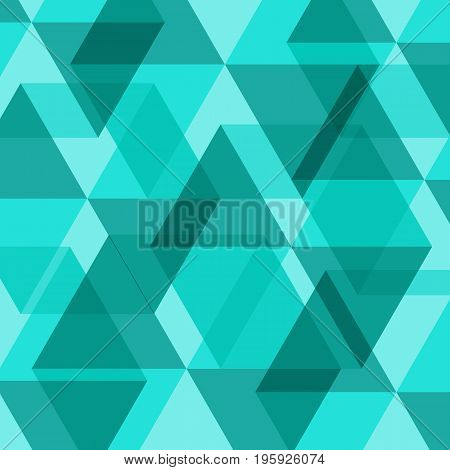 Abstract green geometric template background, stock vector