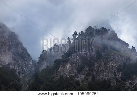 Amazing mountain landscape in Prokletije National Park, Montenegro