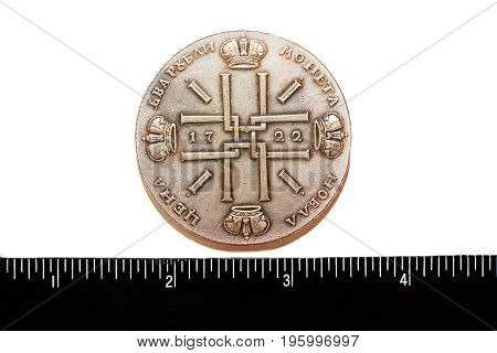 Antikvariat. Antique Iron Coins.