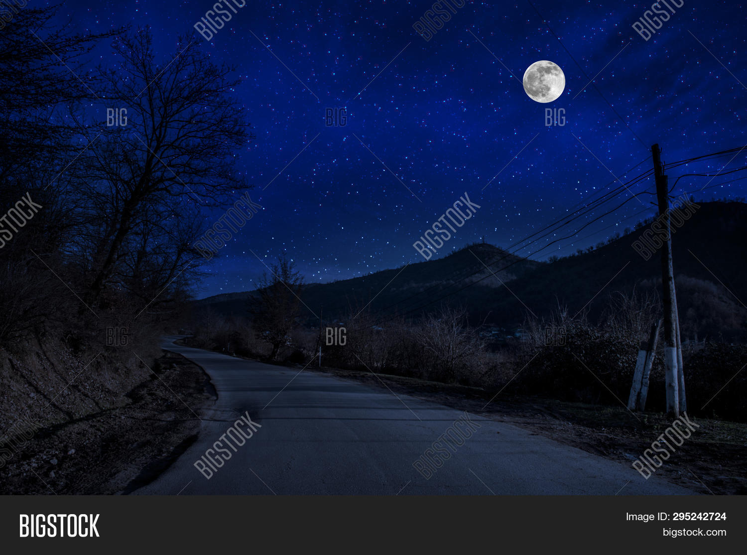 Mountain Road Through Image Photo Free Trial Bigstock