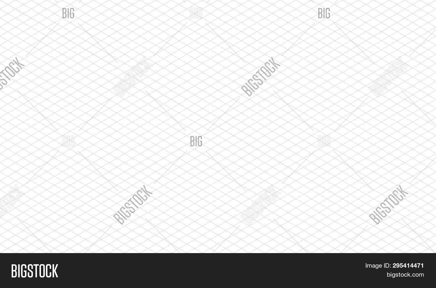 Rhombus Graph Paper Vector Illustration Vector & Photo (Free Trial) | Bigstock