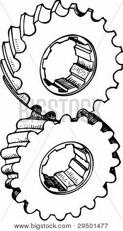 Cog stack