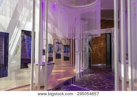Dubai, Uae - November 28, 2018: Al Bustan Centre In The Evening.