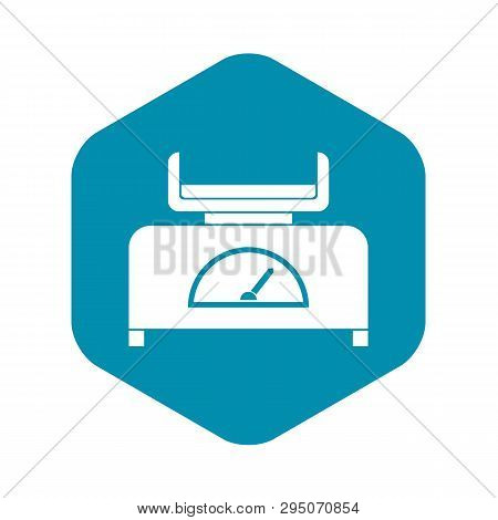 Weight Scale Icon. Simple Illustration Of Weight Scale Vector Icon For Web