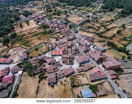 Top View Of Moveros Village In Zamora
