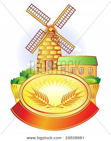 Etichetta per farina