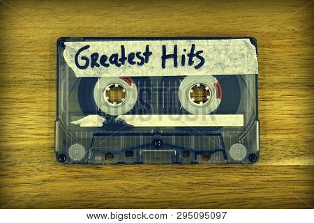 Vintage Audio Cassette Tape With The Description: Greatest Hits