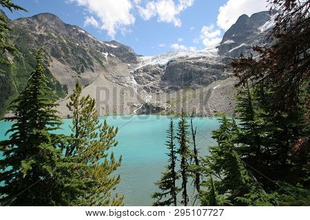 Upper Joffre Lake In Joffre Lakes Provincial Park, British Columbia, Canada.