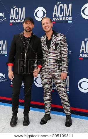 LAS VEGAS - APR 7:  Cody Alan, Trea Smith at the 54th Academy of Country Music Awards at the MGM Grand Garden Arena on April 7, 2019 in Las Vegas, NV