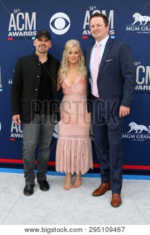 LAS VEGAS - APR 7:  Cody Alan, Jessie Jo Dillon, Chase McGill at the 54th Academy of Country Music Awards at the MGM Grand Garden Arena on April 7, 2019 in Las Vegas, NV