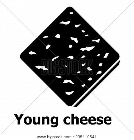 Young Cheese Icon. Simple Illustration Of Young Cheese Icon For Web