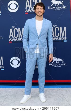 LAS VEGAS - APR 7:  Morgan Evans at the 54th Academy of Country Music Awards at the MGM Grand Garden Arena on April 7, 2019 in Las Vegas, NV