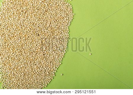 Quinoa Seeds Background Or Chenopodium Quinoa Texture