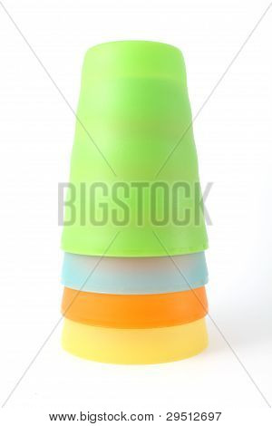 plastic mugs