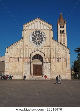 San Zeno Basilica In Verona