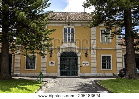 Lisbon - July 5, 2018: Northern Facade Of The Cordoaria Nacional Building, The Former Rope Making Fa