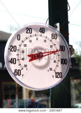 Termómetro al aire libre