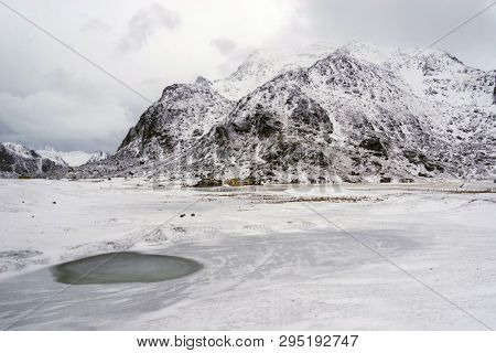 Haukland Beach in Lofoten Archipelago, Norway, Europe