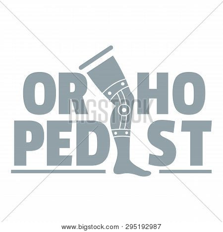 Orthopedic Logo. Simple Illustration Of Orthopedic Logo For Web