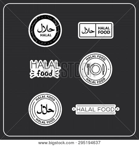 A Set Of Black And White Vector Logos 
