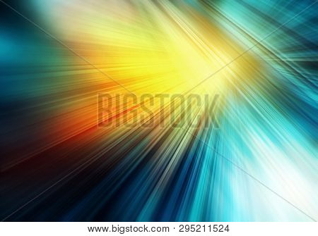 abstract colourful background with straight rays imitating sun shining