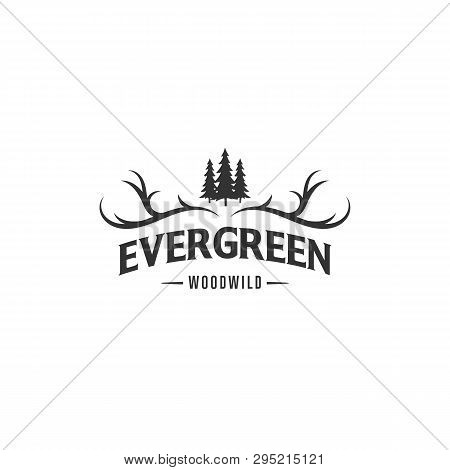 And So The Adventure Begins. Lettering Inspiring Typography Illustration With Text And Mountains For