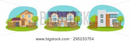 Colorful Country Houses, Holiday Mansions, Cottages, Hotels And Guesthouse.