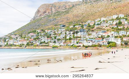 Lifeguards Training On Fish Hoek Beach