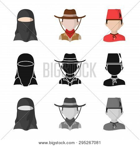 Vector Design Of Imitator And Resident Logo. Set Of Imitator And Culture Stock Vector Illustration.