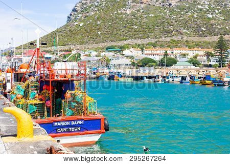 Small Fishing Boats In Kalk Bay Harbour