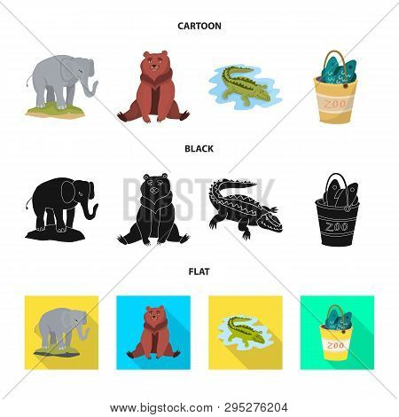 Vector Illustration Of Nature  And Fun  Symbol. Set Of Nature  And Entertainment Stock Vector Illust